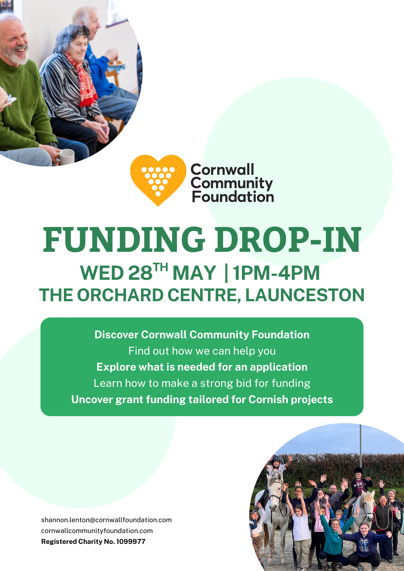 CCF Funding Drop-in
